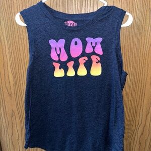 'Mom Life' Shirt - Blue